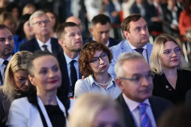 Publiczność Krynica Forum słuchająca dyskusji